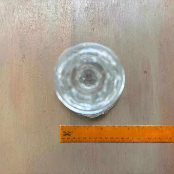Vintage Indiana Glass Candlestick #303 Clear 8-1/2 Inch c1936-40